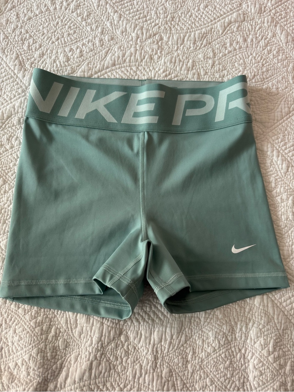 Nike Women's Athletic Shorts in Sage Green